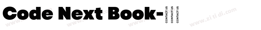 Code Next Book字体转换